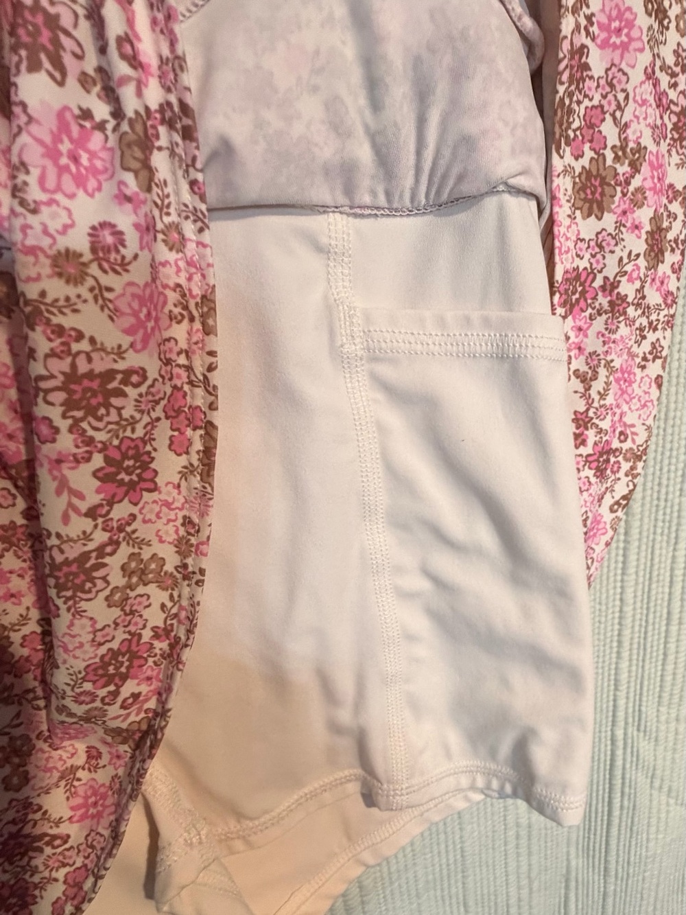 JoyLab Pink Floral Ruffle Mini Skirt Set - Picture 3 of 4
